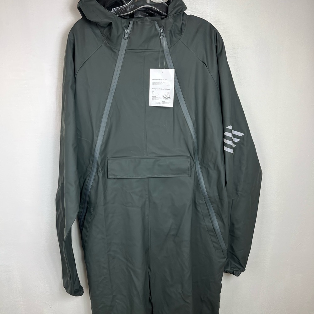 FWG Men's Dry Suit -Full-Body Protection for Fishing Size M